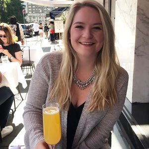 Express Gray Oversized Sweater Cardigan